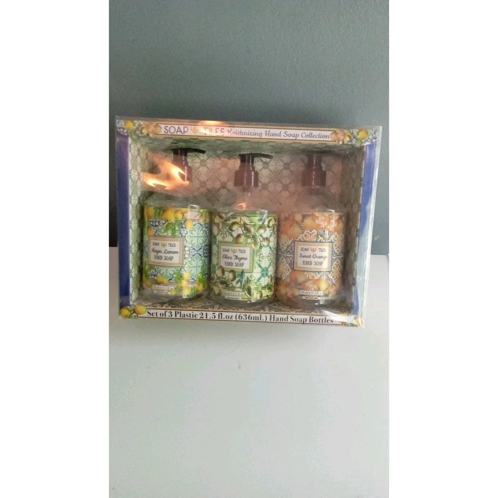 Soap Tress Moisturizing Hand‎ Soap Collection - Meyer Lemon, Olive Thyme